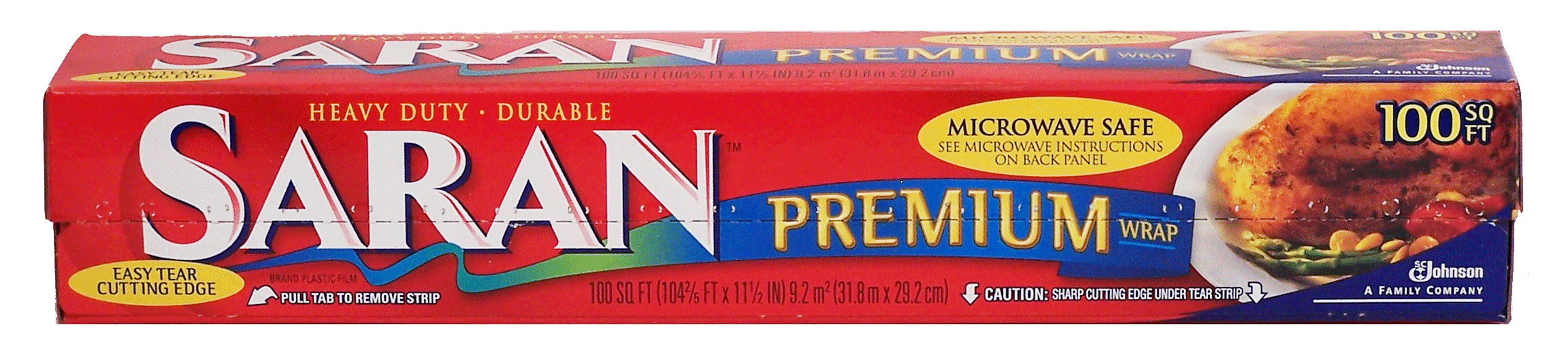 Saran premium plastic wrap, heavy duty, 104-2/5 ft x 11-1/2 in Full-Size Picture